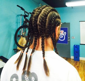 Lindsay Barto with Braids