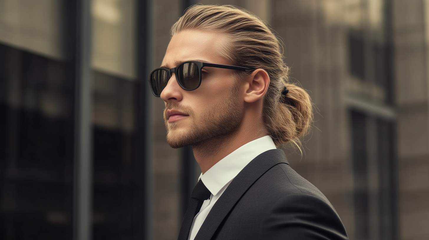 A Formal Long Hairstyle For Men