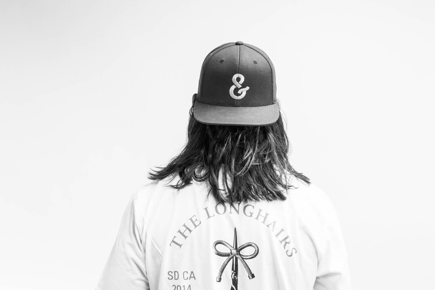 Back view of The Silent Bob hat style.