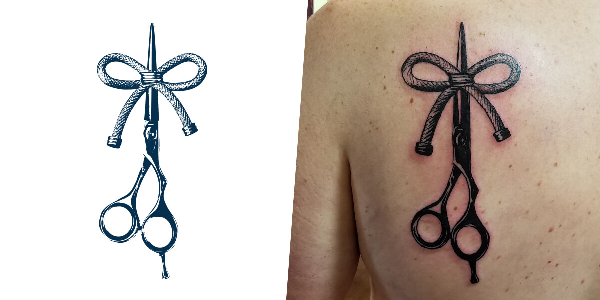 Small Scissor Tattoo | TikTok