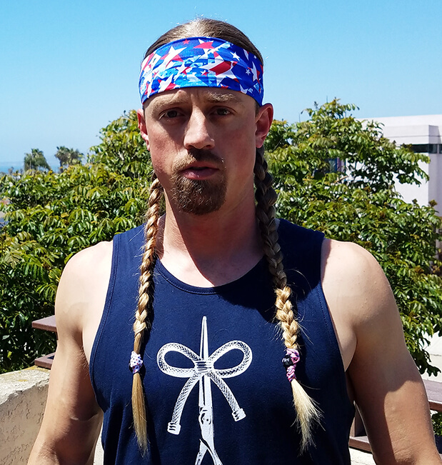 How to tie willie nelson braids