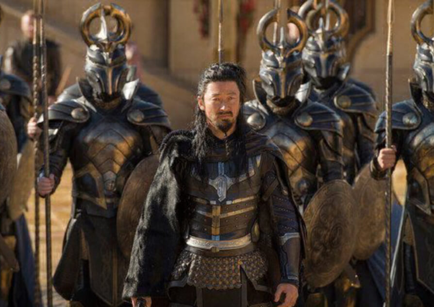Hogun marvel long hair
