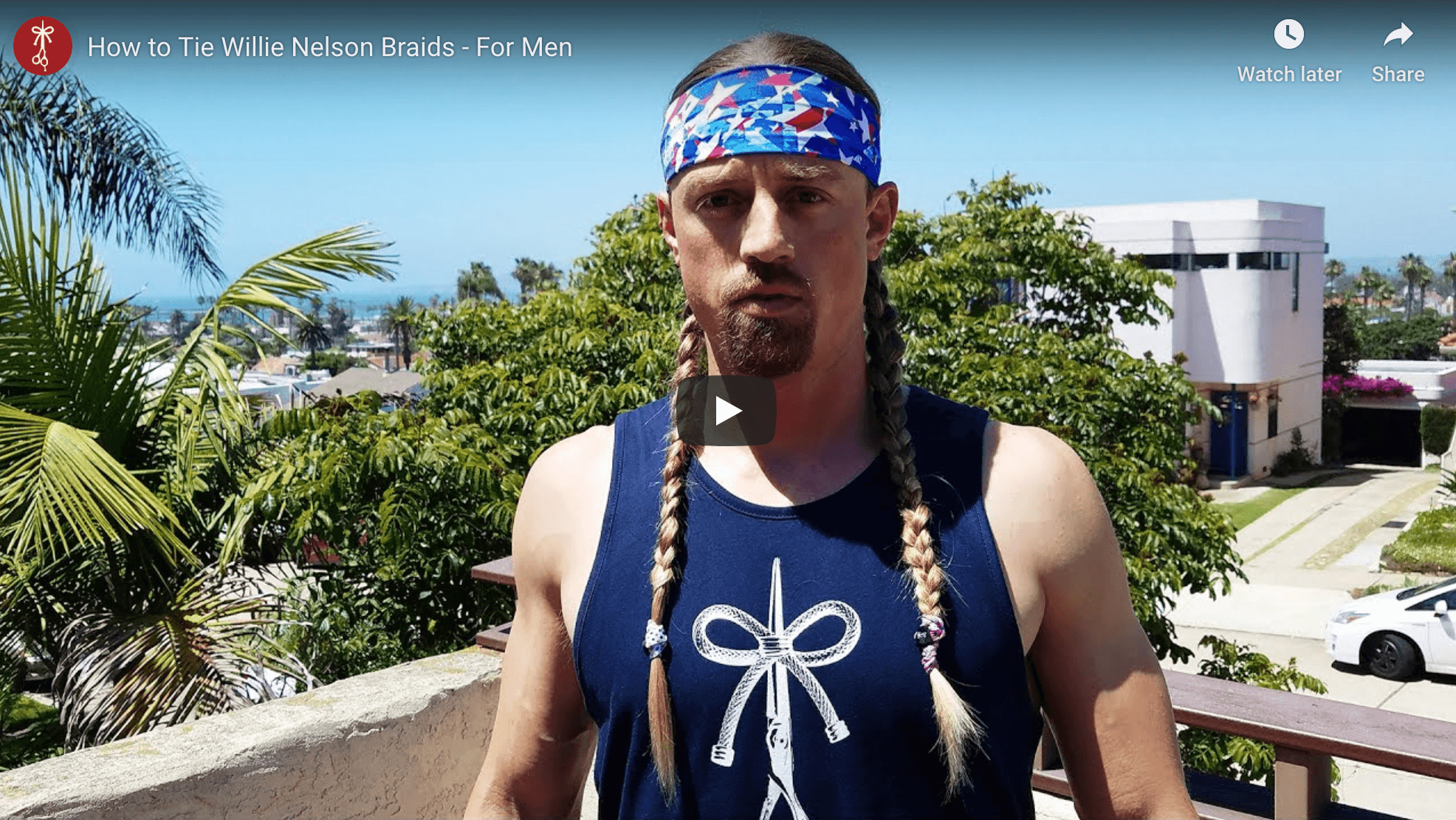 How to Tie Willie Nelson Braids