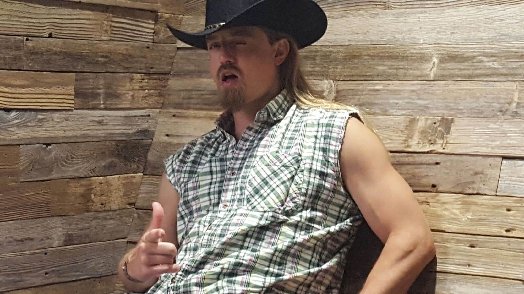 Halloween Costumes For Men With Long Hair - A Cowboy
