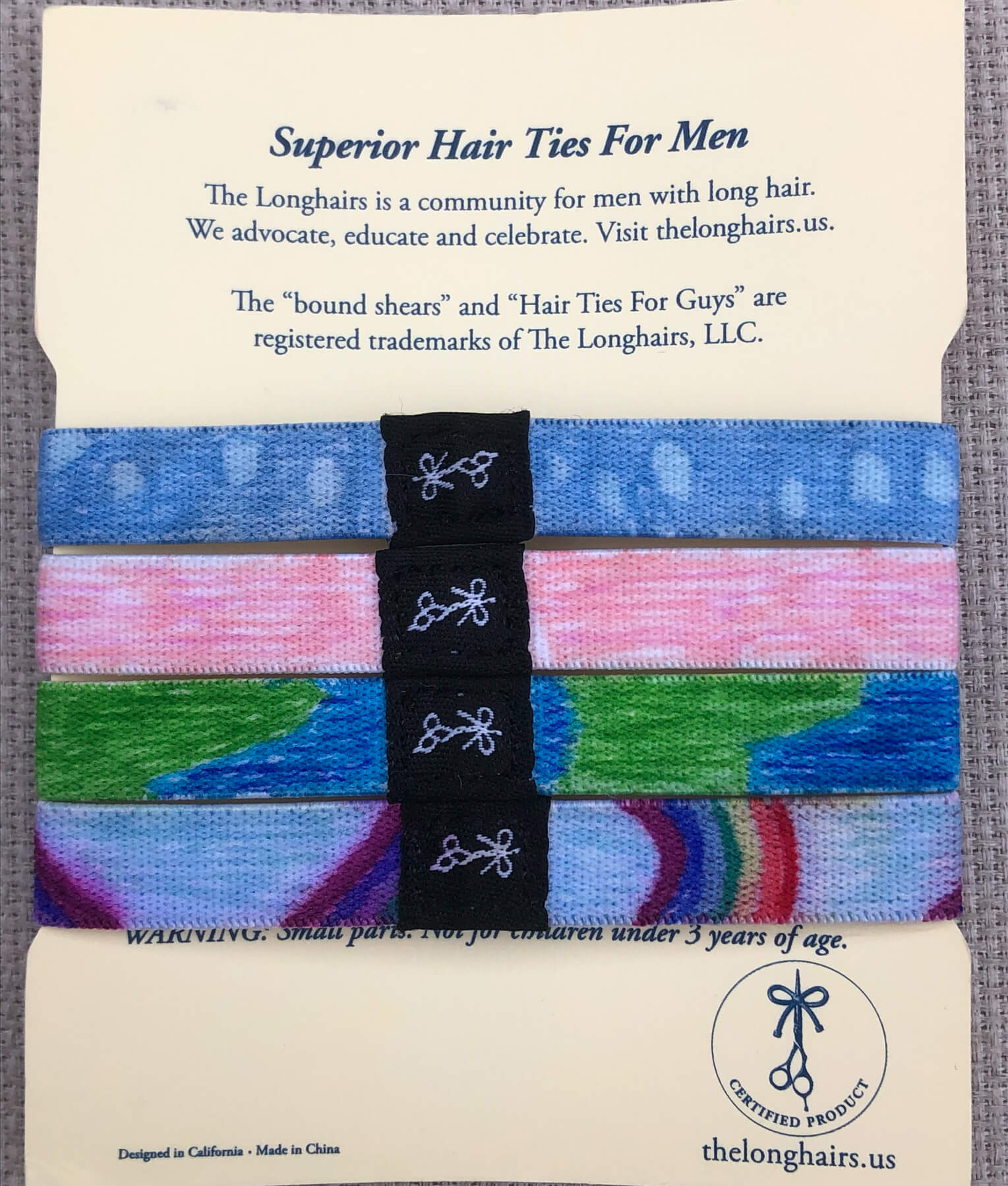 Custom Earth Themed Hair Ties