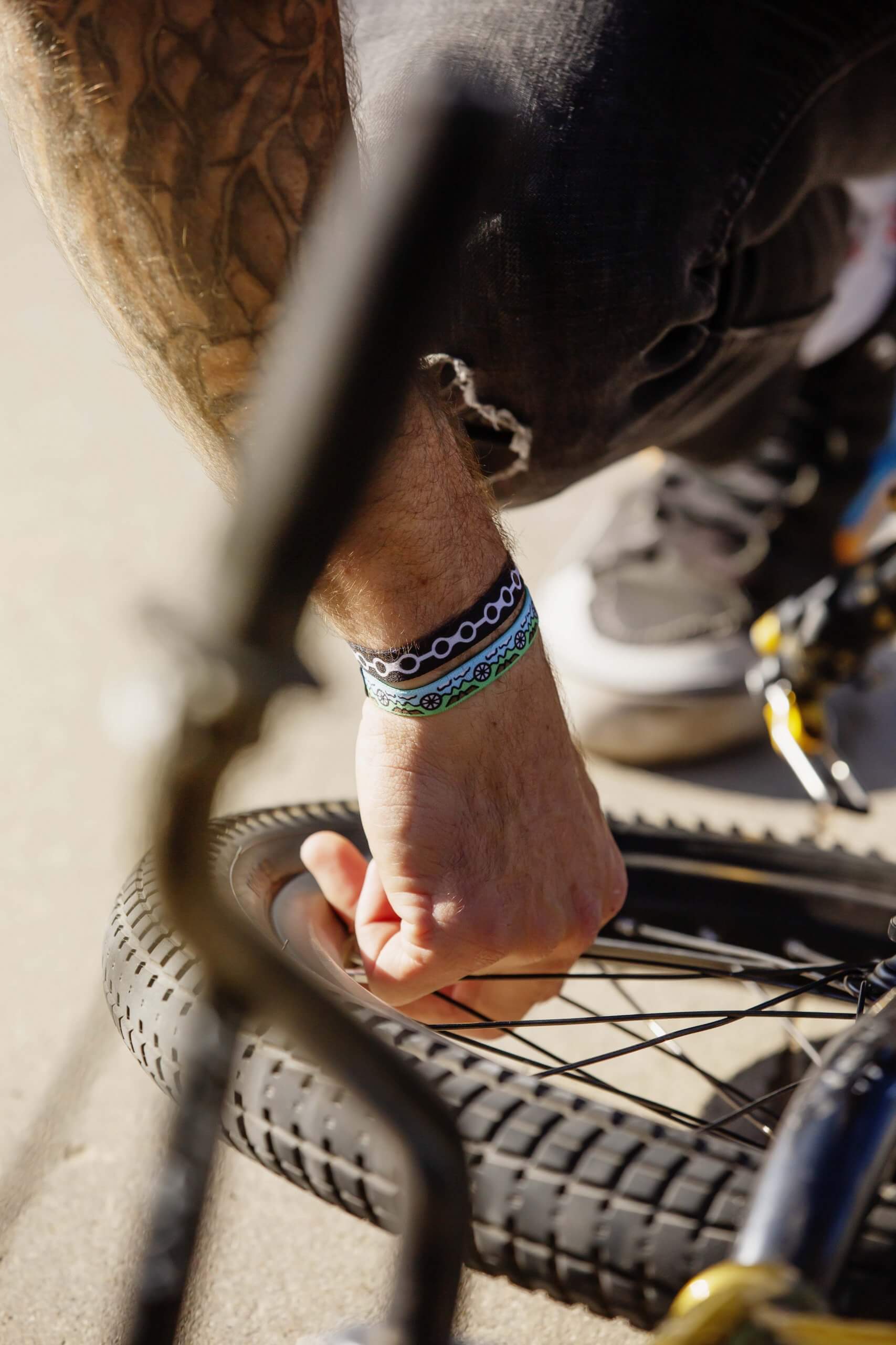 Ratty Maty Hair Ties For Guys BMX Hair Ties