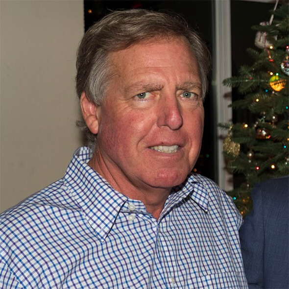 Chuck’s dad, about 60 years old. Has plenty of hair on his head, not like David Beckham level, but he’s certainly not dealing with hair loss.