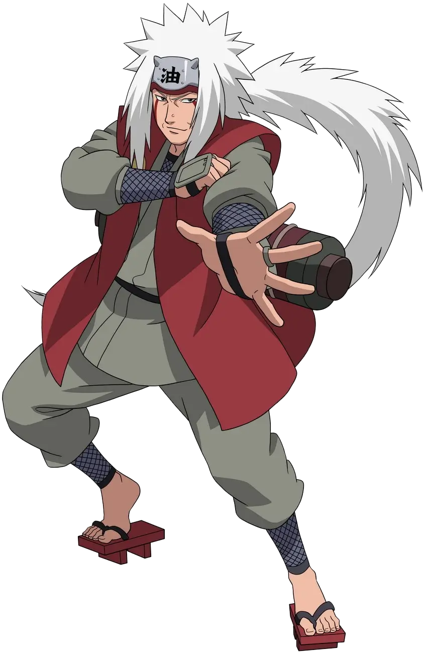 Jiraiya is fighting position