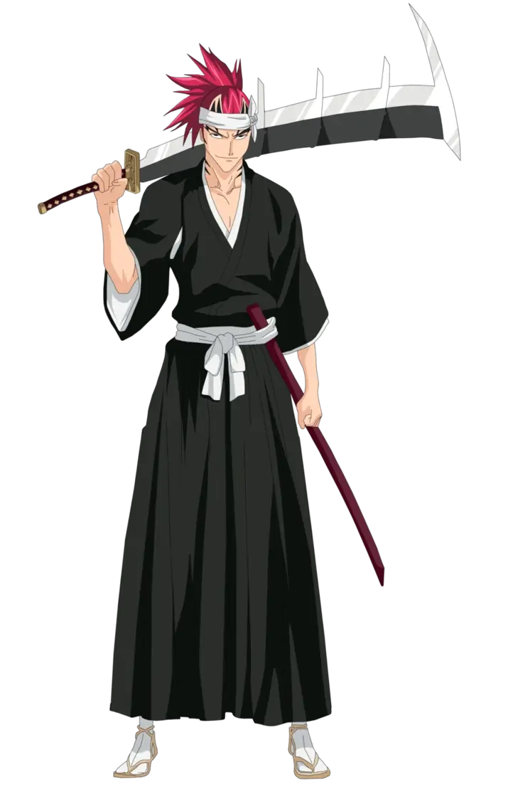 Renji holding sword ready to KILL