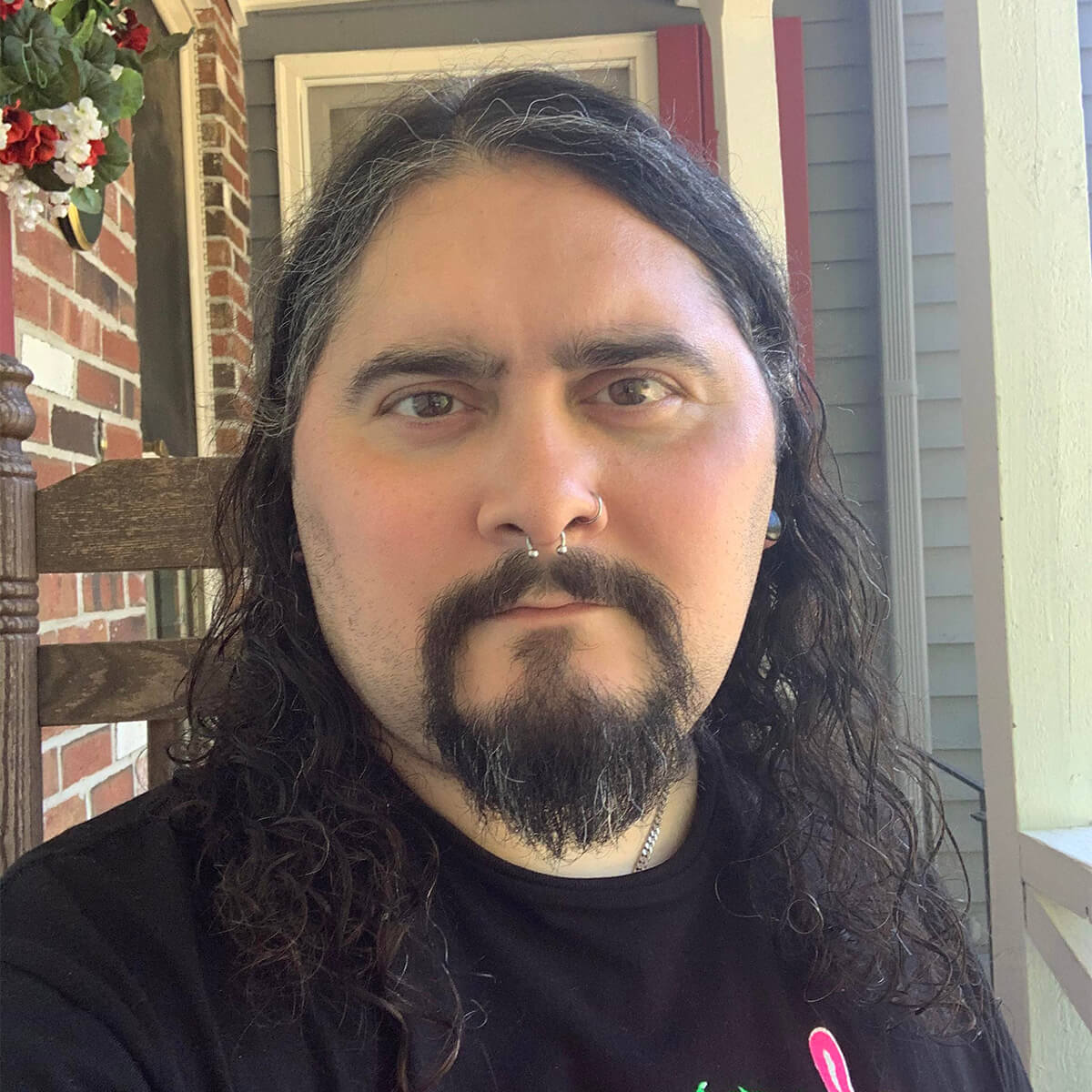Danny D, round faced and swollen looking, pre transformation.