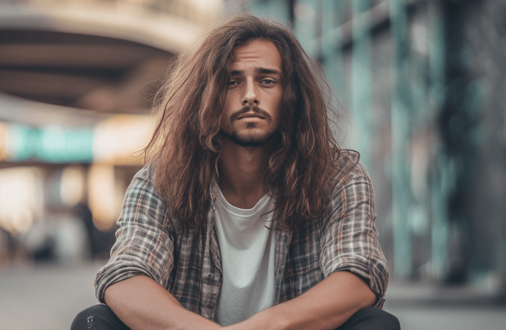 man confused about which brush he should be using