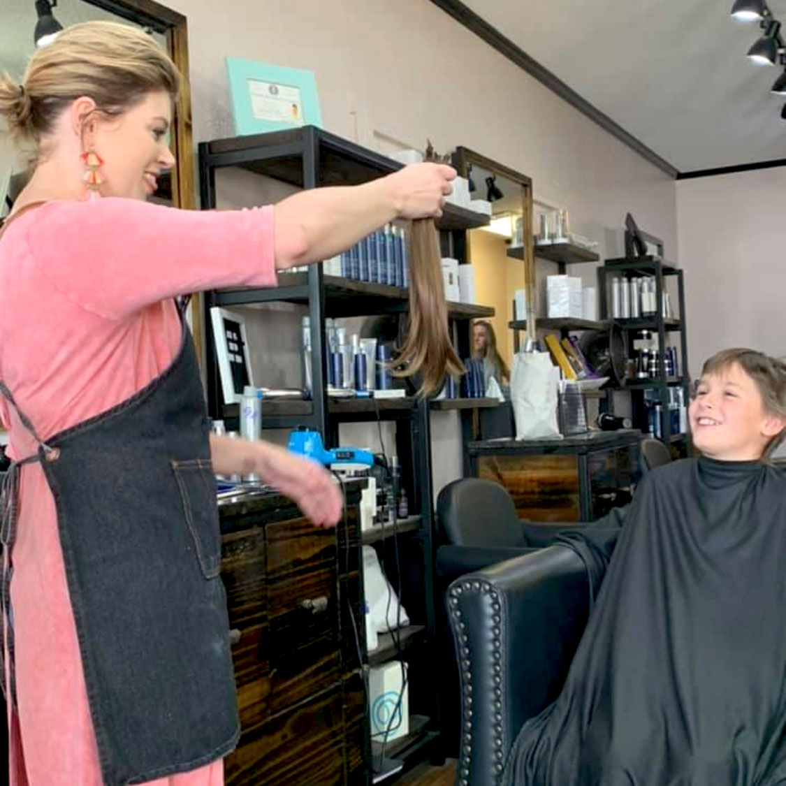 Luke cutting his hair due to grooming codes in texas schools