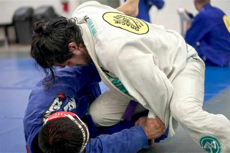 Chris Lucas performing Jiu-Jitsu - WITH LONG HAIR!