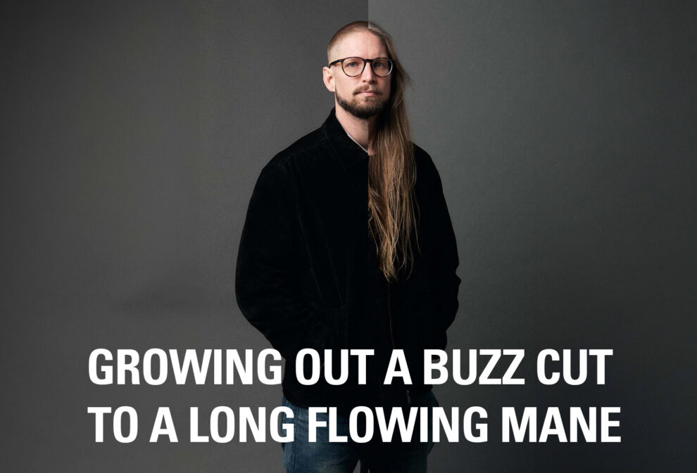 growing out a buzz cut