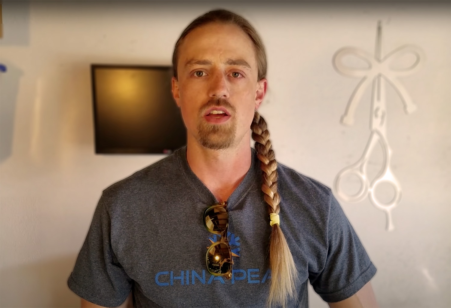 Side braid - long hairstyles for men