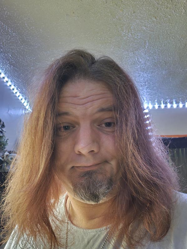 Dad With Long Hair